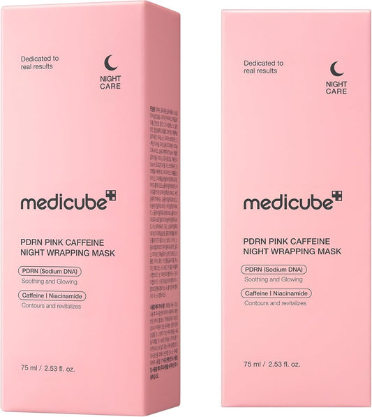 Medicube - PDRN Pink Caffeine Overnight Wrapping Mask - 75ml