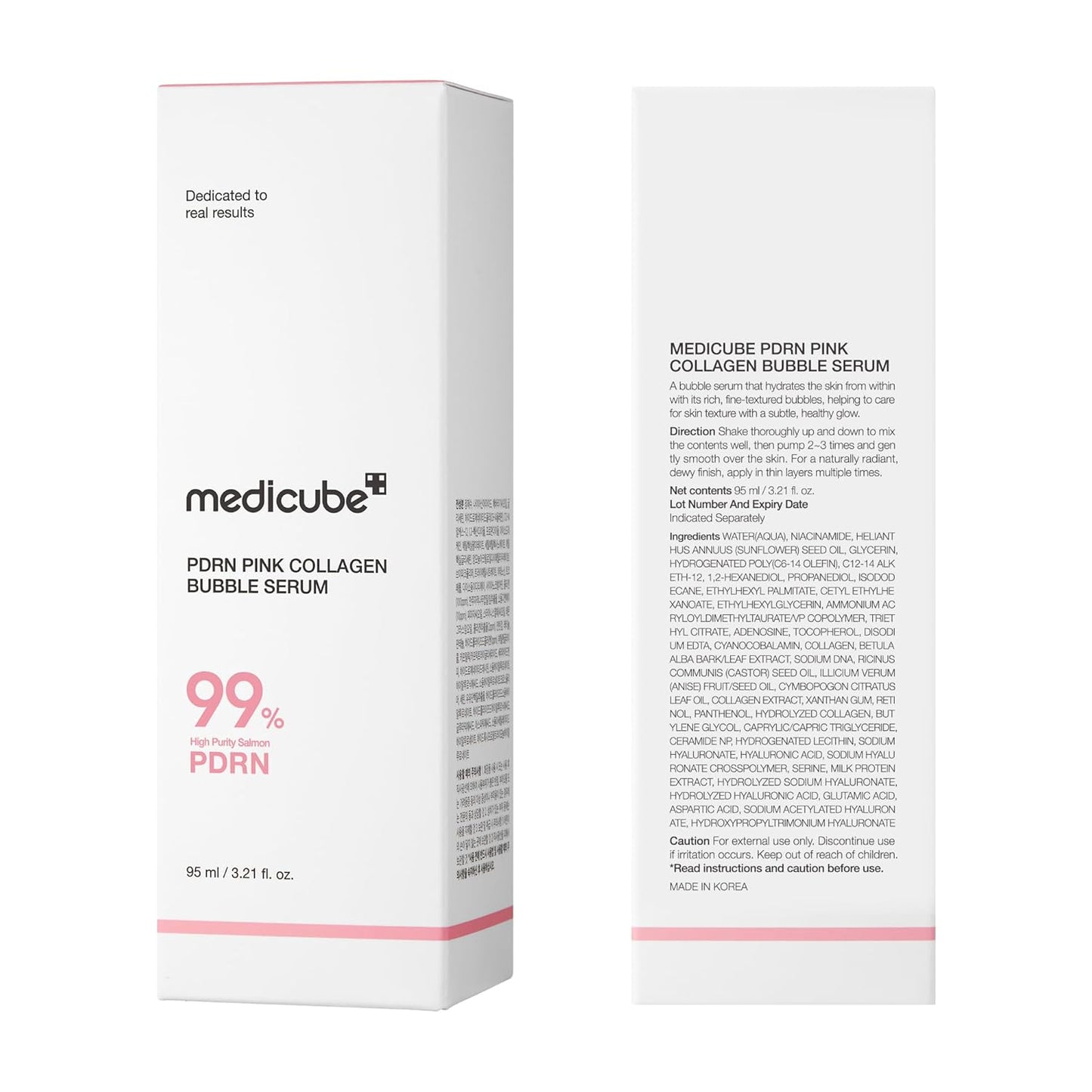 Medicube - PDRN Pink Collagen Bubble Serum - 95ml
