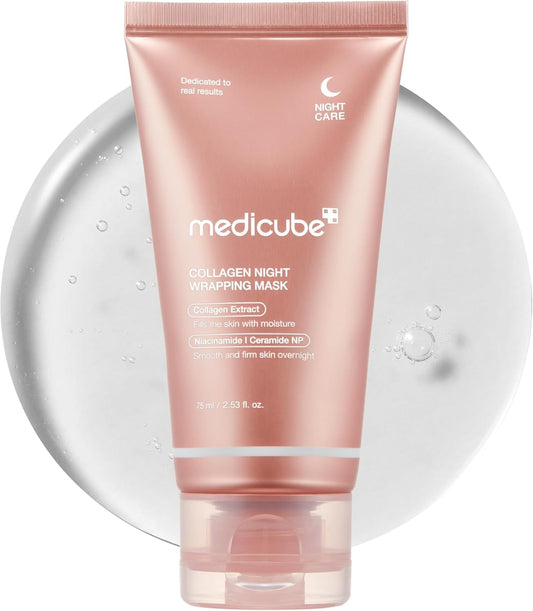 Medicube – Collagen Night Wrapping Mask 75 ml – Overnight Film Mask – anti-aging product from The K Beauty Edit