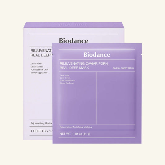 Biodance - Rejuvenating Caviar PDRN Real Deep Mask - 4 Pack