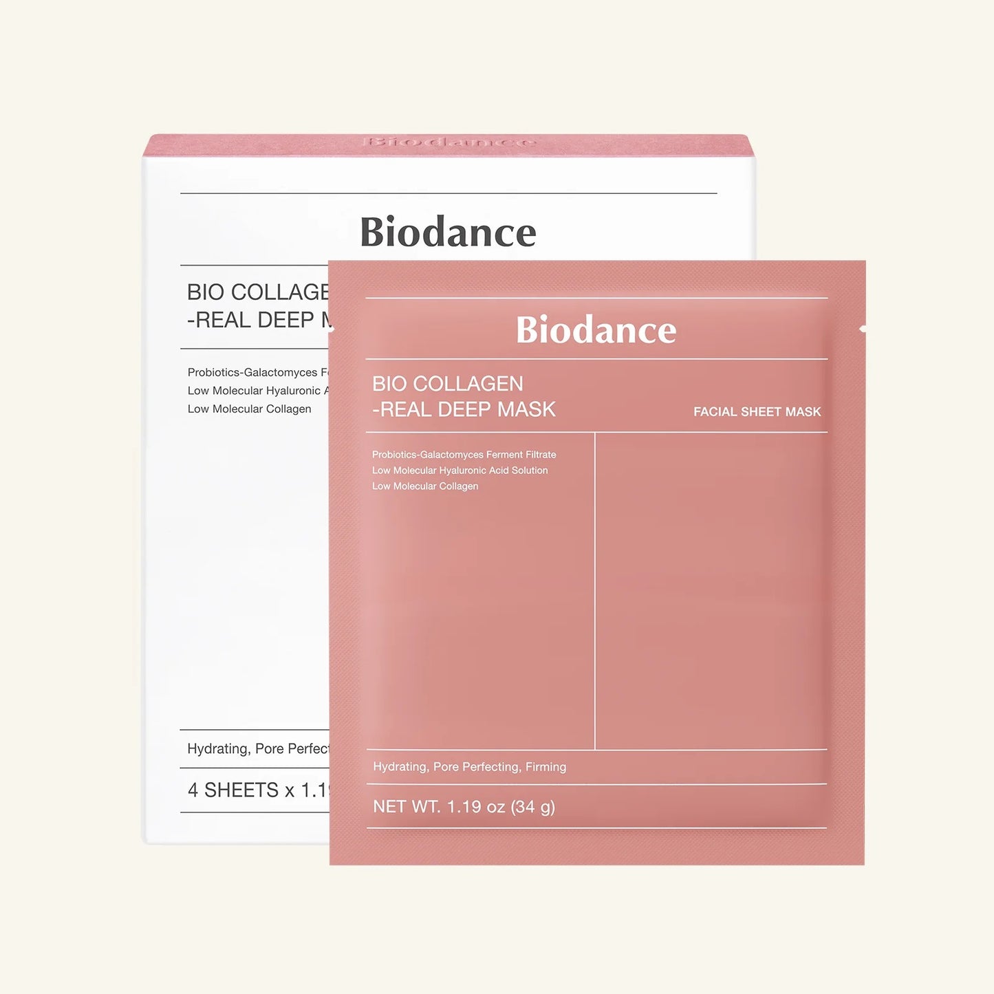Biodance - Bio-Collagen Real Deep Mask - 4 Pack