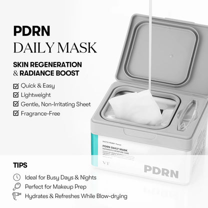 VT Cosmetics - PDRN Daily Mask - 30 Masks